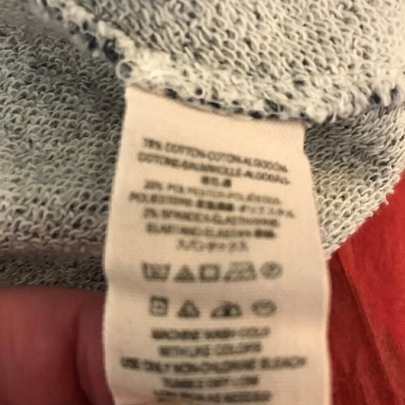 Free People Blue and White Striped Sweatshirt Size S - Picture 7 of 7